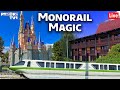 🔴Live: Monorail Magic at the Magic Kingdom Resorts - Walt Disney World Live Stream