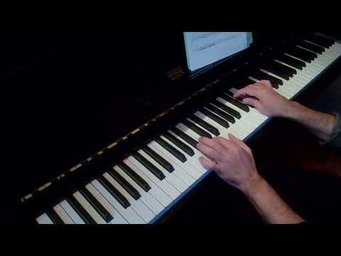 Daahoud, piano solo, melody and chords only, slow