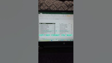 use of format painter in excel #excelshorts #formatpainter #followformore