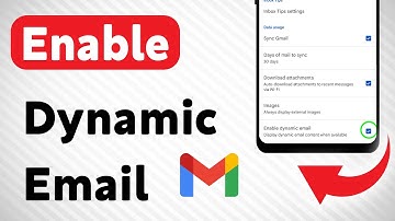 How To Enable Dynamic Email in Gmail App (Updated)