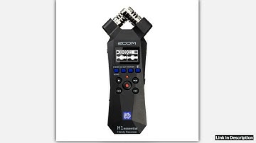 Zoom H1essential Handy Recorder with 32Bit Float H1n Upgrade Version Accessibility XY Microphones U