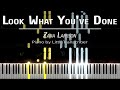 Zara Larsson - Look What You&#39;ve Done (Piano Cover) Tutorial by LittleTranscriber