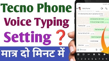 Tecno Mobile Voice Typing Setting | Tecno Spark 10 Voice Typing Setting