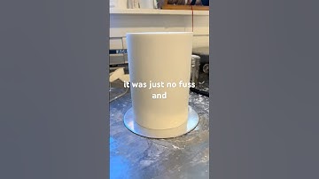 Fondant cake + sharp edges!