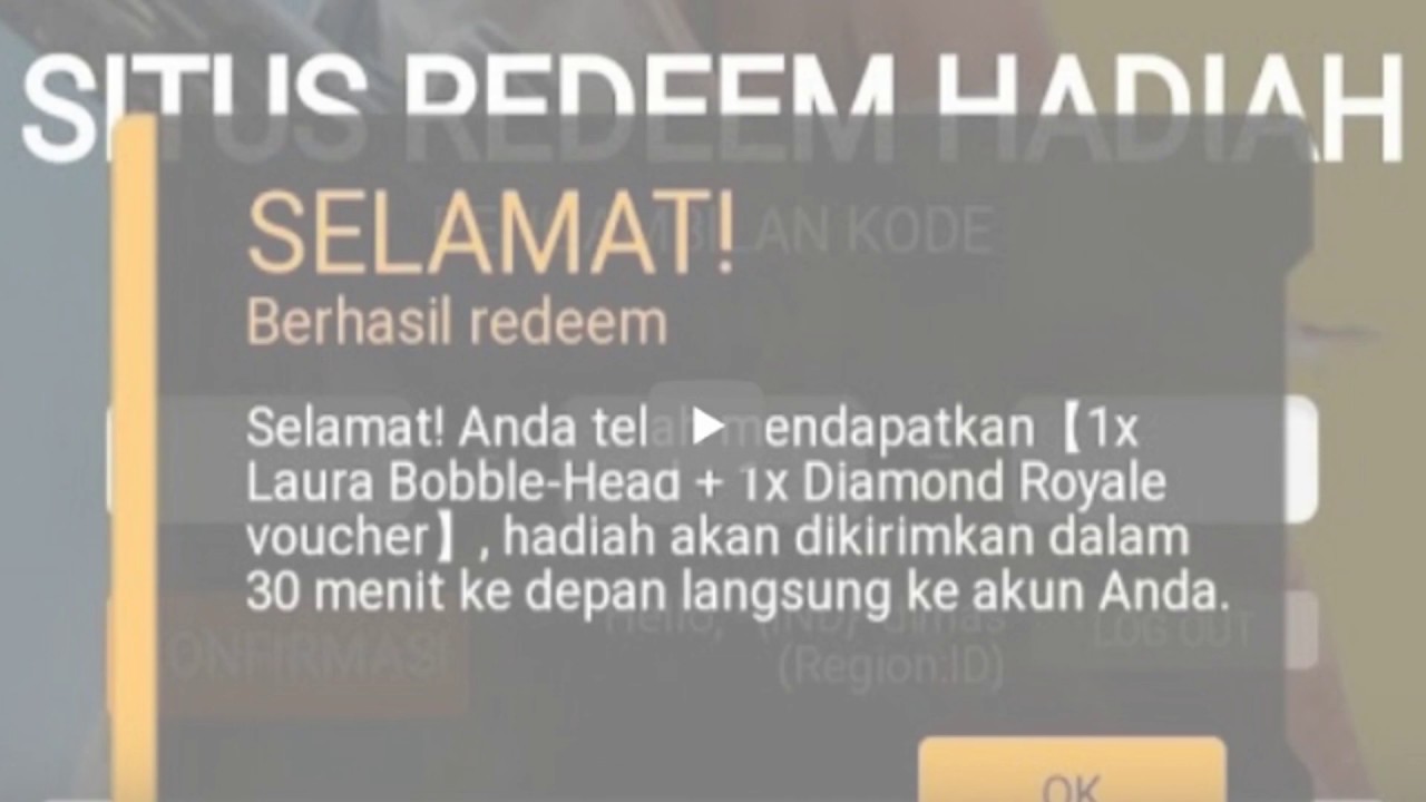 Kode REdeem Free Fire Terbaru 10 Februari 2020 Server Indonesia - YouTube