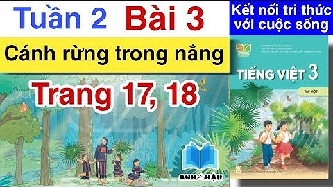 Tiếng Việt Lớp 3 TUẦN 2 Bài 3 | CÁNH RỪNG TRONG NẮNG | Trang 17, 18 | KẾT NỐI TRI THỨC VỚI CUỘC SỐNG