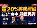 【夜間炸新聞】這20%將成關鍵？新北市 台中市最新民調曝光！蔣萬安回應總統之路 2026/7/29 主持人莊子富 貼紙哥黃建豪 #政治 #民調 #選舉