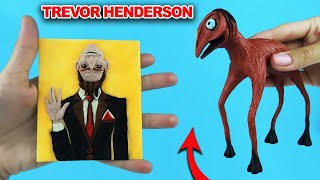 Big Charlie SCP 4158 and NEW MAN WITH THE UPSIDE DOWN FACE | Sculpt Trevor Henderson's Creations