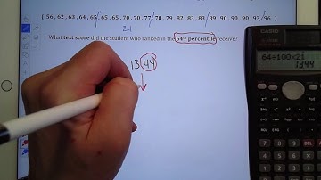 Finding a Value Given the Percentile Rank (Percentile Backwards) #2 - Google Quiz