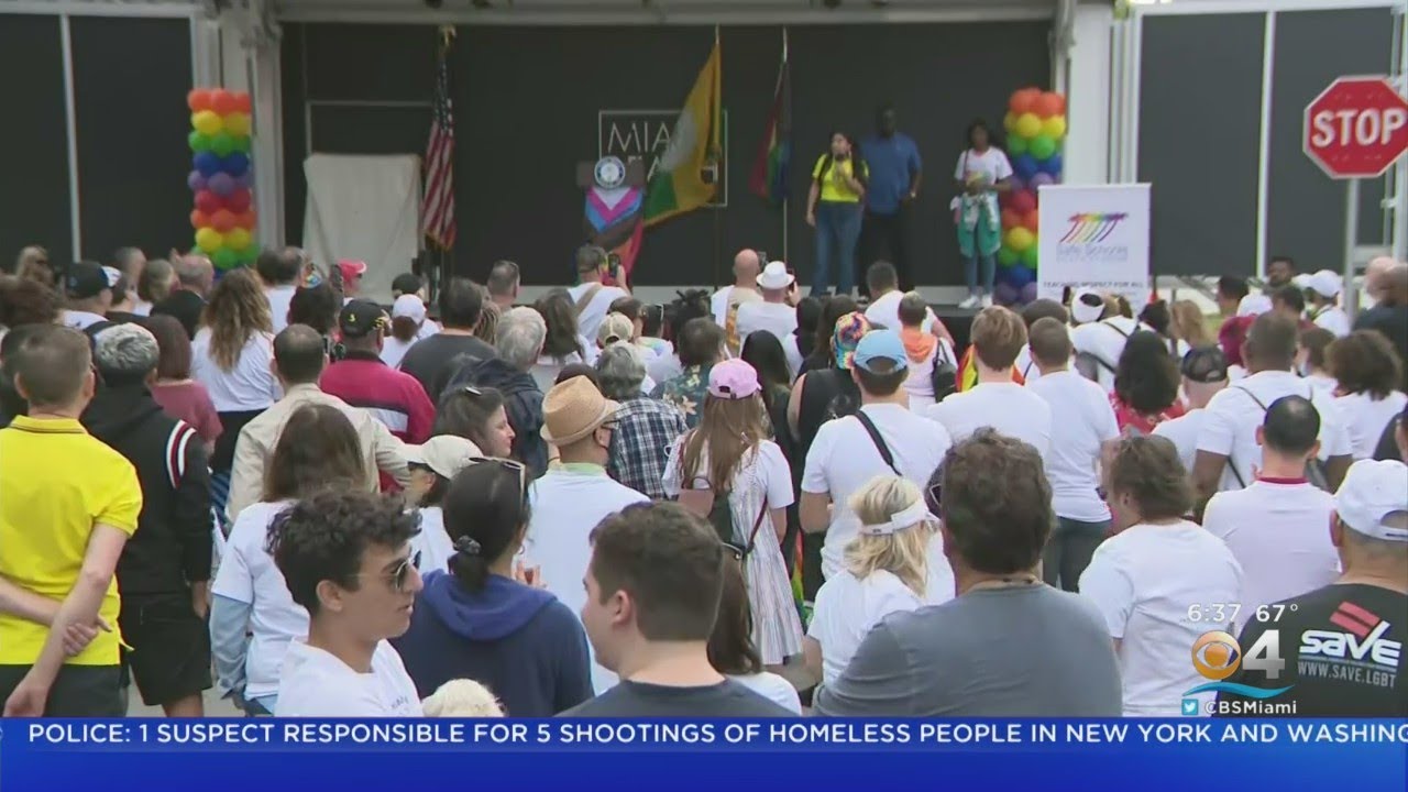 'Say Gay' Tally Held In Pride Park On Miami Beach
