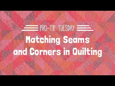 Beginner Quilt Series - How to Sew Quilt Squares Together 