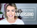 Maquiagem para aniversário durante o dia por Mariana Saad