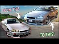 BUILDING A SKYLINE R34 GT-T IN 10 MINUTES!