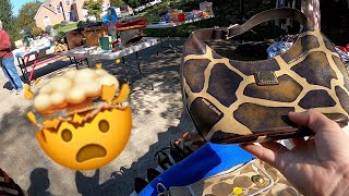DESIGNER PURSES FOR $5 AT THIS YARD SALE!? Garage Sale SHOP WITH ME to Sell on Ebay, Poshmark & Etsy