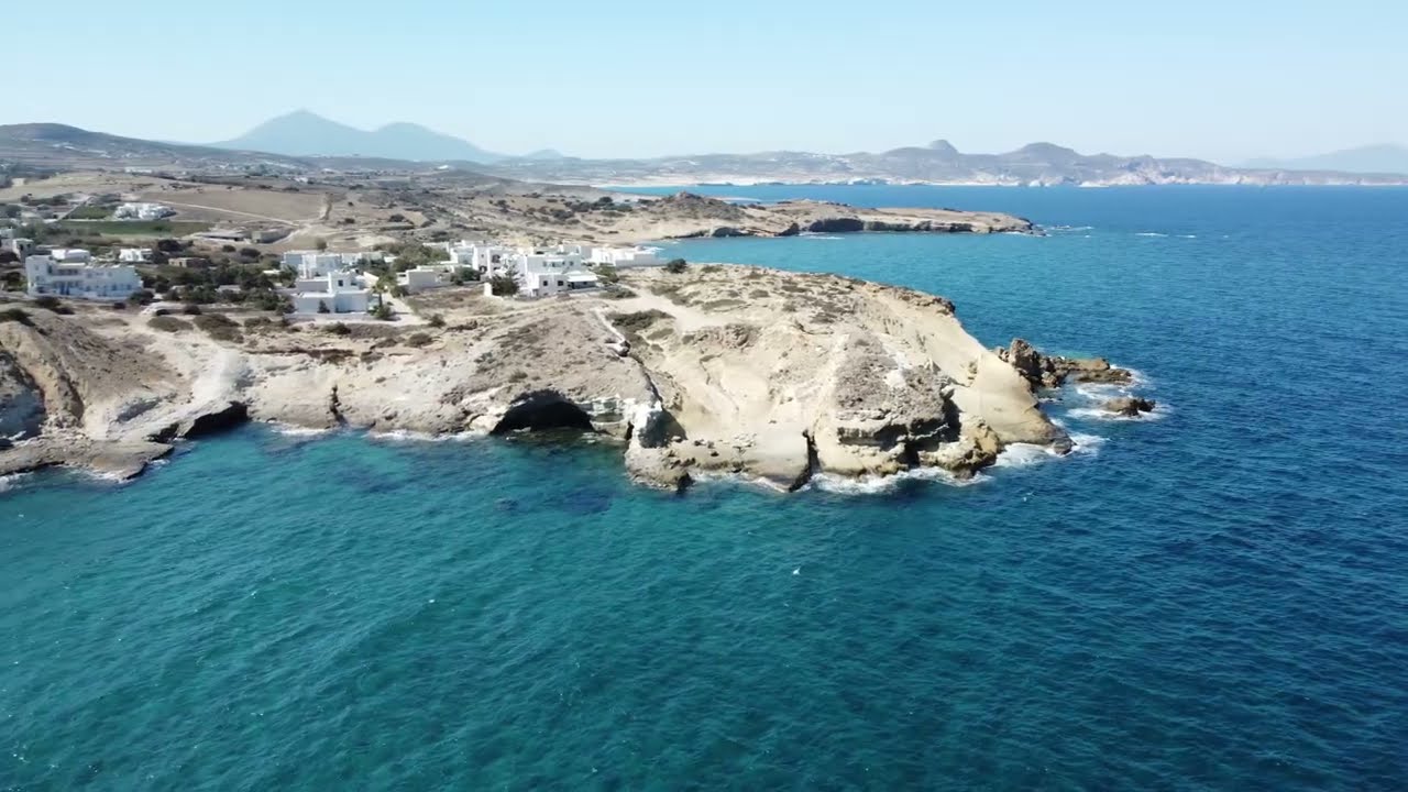 Milos - Greece - Drone Shots on a Greek Island - 4K