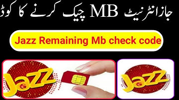 How to check Mobilink jazz remaining mb and packages||Jazz all  Internet Packages||Khan Pardasi