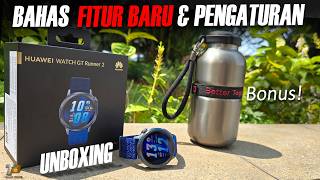 UNBOXING HUAWEI WATCH GT RUNNER 2 + FITUR FITUR DAN SETTINGAN LENGKAP