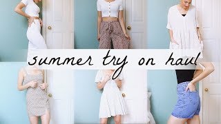 Huge Try On Summer Clothing Haul 2019 Fun And Flattering Summer Try On Haul