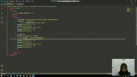 Perhitungan Bangun Datar Menggunakan Javascript