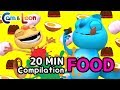 Cam & Leon | "FOOD" 20 MIN COMPILATION  | Funny Cartoon | Cartoon for Kids