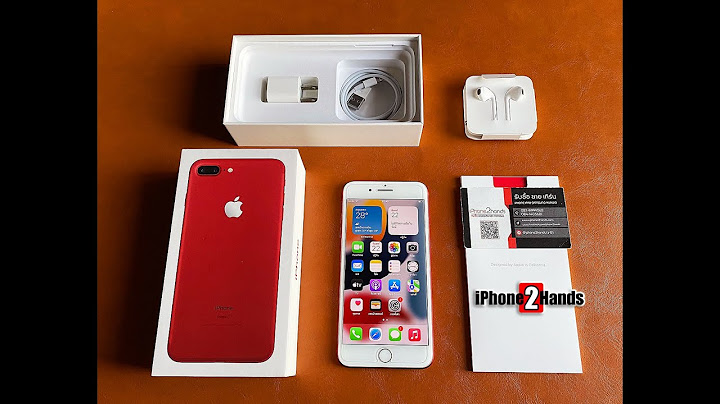 Iphone 7 plus product red 128gb ม อสอง