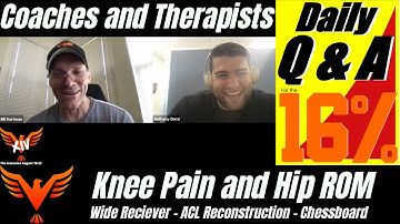 Wide Receiver - Narrow ISA - ACL Surgery - BillHartmanPT.com Q&A for The 16%