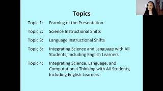 STEM Education for All Students, Including English Learners | mini-STEMposium