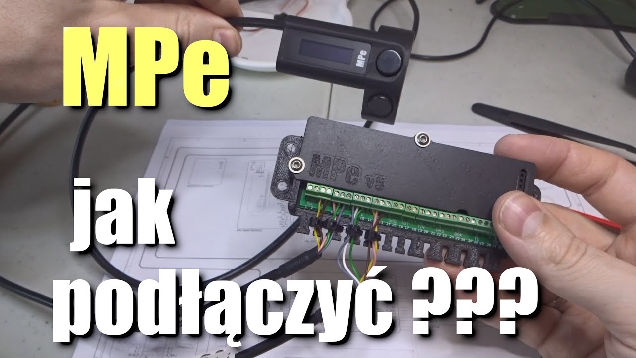MPe (V5) - podłączanie do instalacji roweru elektrycznego