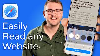 How to Make Safari Better for Reading with Reader Mode on iPhone screenshot 4