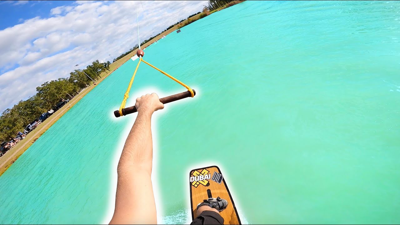 WAKEBOARDING AT A CABLE PARK! YouTube