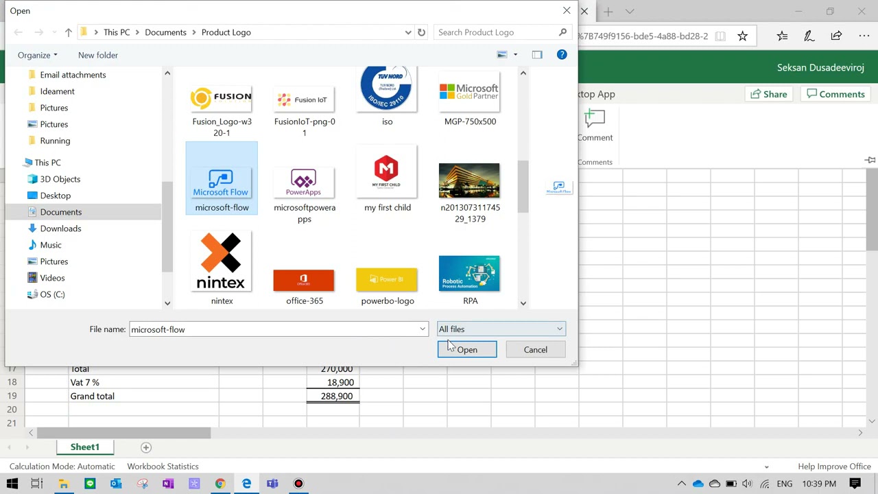 วิธีทําใบเสนอราคา excel  2022 New  ตัวอย่างการใช้ excel online ทำใบเสนอราคา