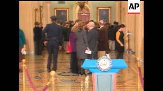 President Barack Obama rallied Senate Democrats to stand together on his sweeping health care overha