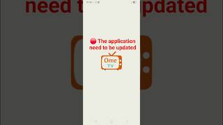 The application need to be updated | ome.tv screenshot 3