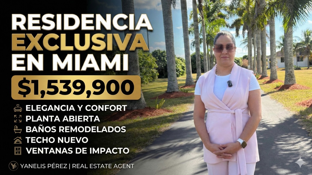 🏡 Residencia exclusiva en Miami – Elegancia, Privacidad y Confort!