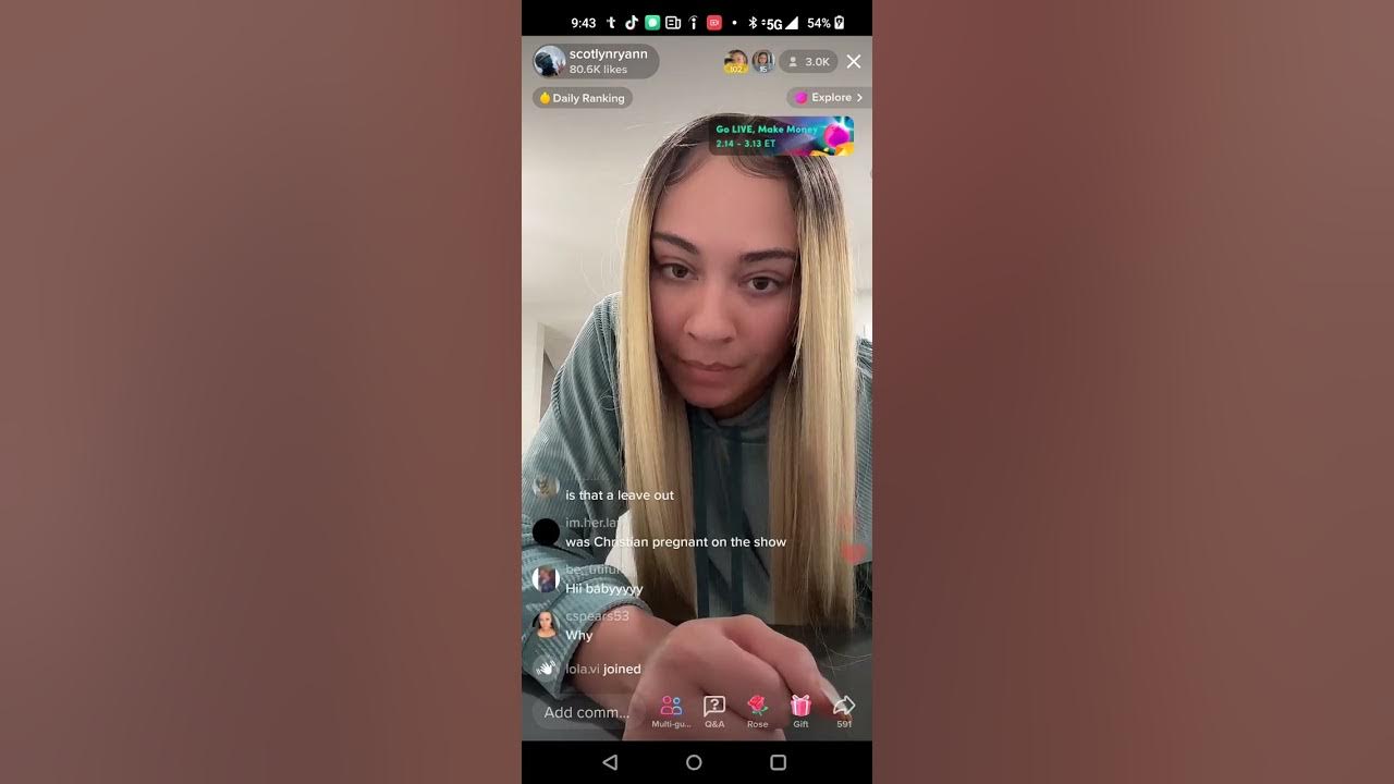 Scotty From Baddies West Goes Live and Responds to Comments YouTube