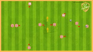 Atletico Madrid - Diego Simeone - Great Passing Combinations - 7 Selected Exercises