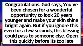 🧾Congratulations. God says, You have been chosen for wonderful opportunity to look 20 years younger