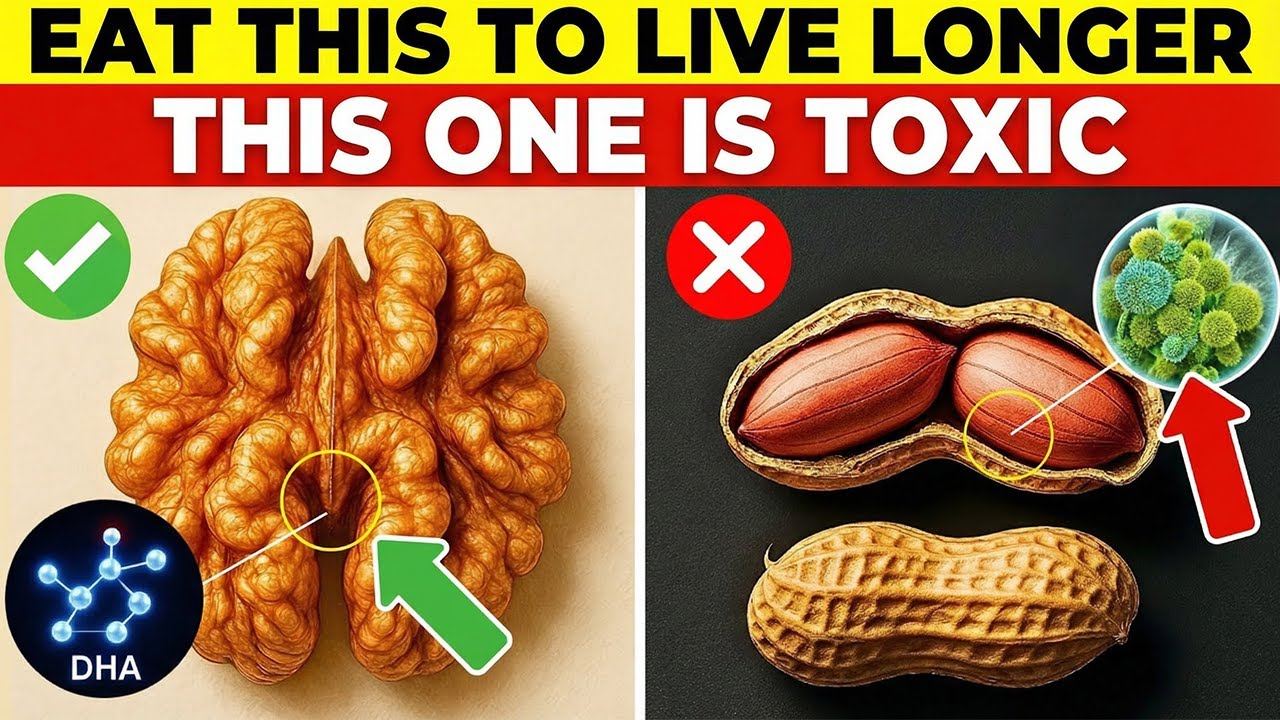 After 60? 4 DEADLY Nuts Destroying Your Health + 4 That Add YEARS to Your Life!