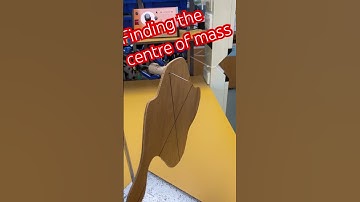 Finding the centre of mass gravity #centreofmass #centreofgravity #gcsephysics #centreofbalance