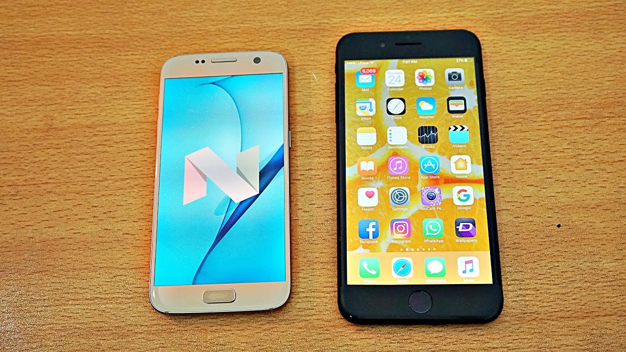 Samsung S7 Vs Iphone