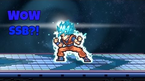 SSF2 GOKU SSB MOD & 999% ON SUPER SMASH FLASH!!!!!