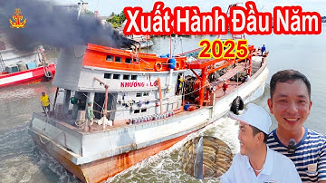 Không Ngờ Đoàn Ghe Cào Đôi Khương Lợi Chạy Máy Khủng Và Có Bán Khô Mực Sỉ Và Lẻ