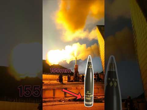 Devastating Cluster Artillery Shell!155mm M483A1 DPICM Projectile #army #military #warthunder #edc