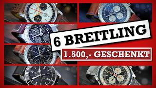 Mai-Drop: 6 Breitling + 1.500,- Euro geschenkt!