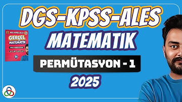 Permütasyon | 1. Video | YKS-DGS-KPSS-ALES Matematik | 2026 |