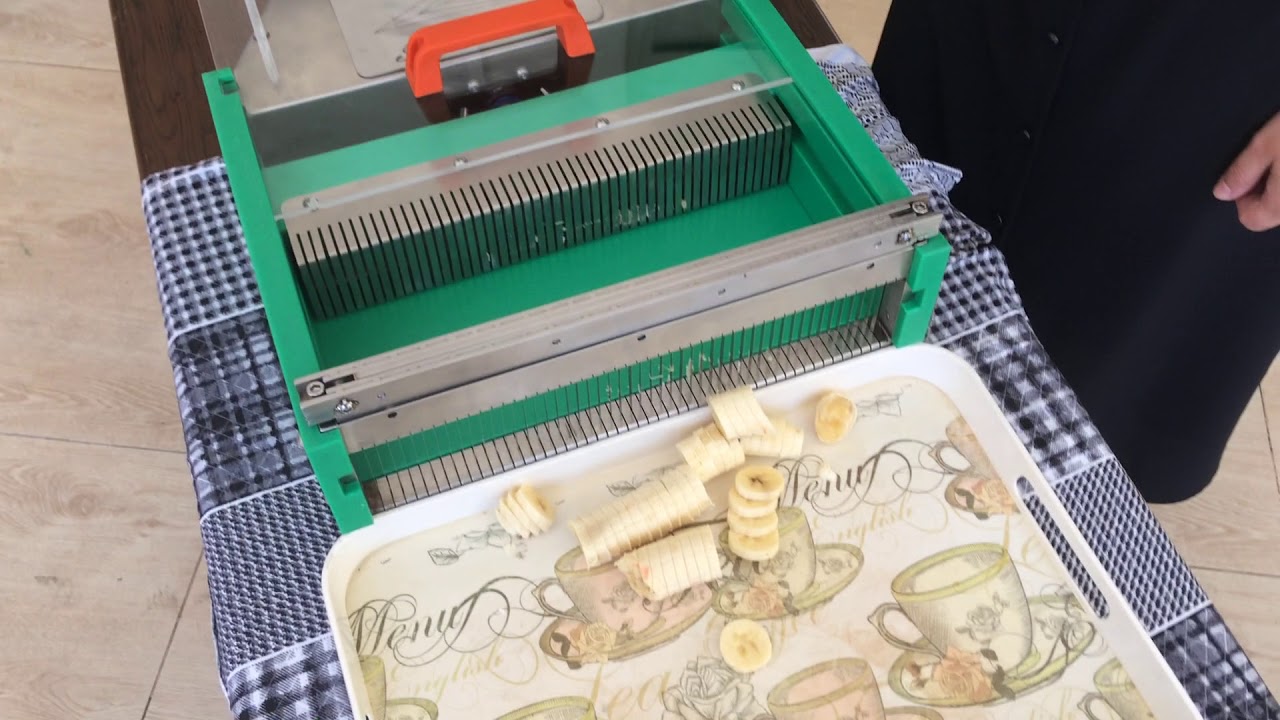 Muz ve Çilek Kesme Makinesi(Muz Çilek Dilimleme)