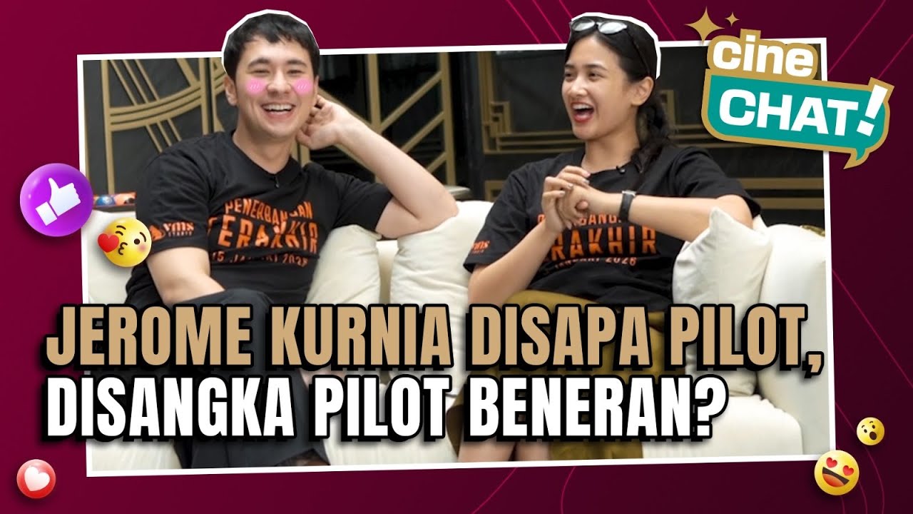 JEROME KURNIA: NADYA COCOK PAKE SERAGAM PRAMUGARI! | Cine-Chat Penerbangan Terakhir