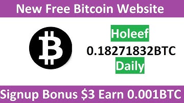 Holeef Review | New Free Bitcoin Mining Site 2021 | Free Cloud Mining Site 2021 |