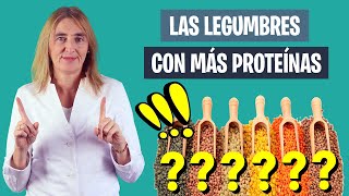 ESTAS SON las LEGUMBRES con MÁS PROTEÍNAS | Proteínas de origen vegetal | Nutrición deportiva