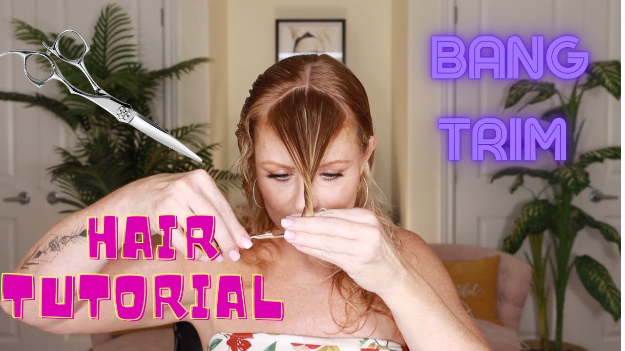 BANG TRIM Tutorial by a PROFESSIONAL HAIRSTYLIST